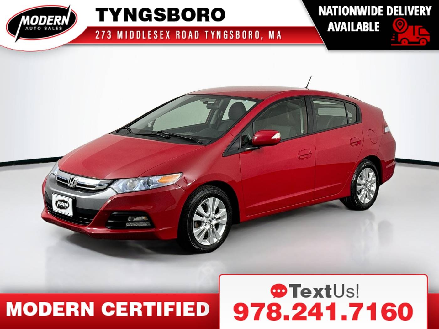 2012 Honda Insight EX — Hatchback — 59,106 mi — Tyngsboro, MA