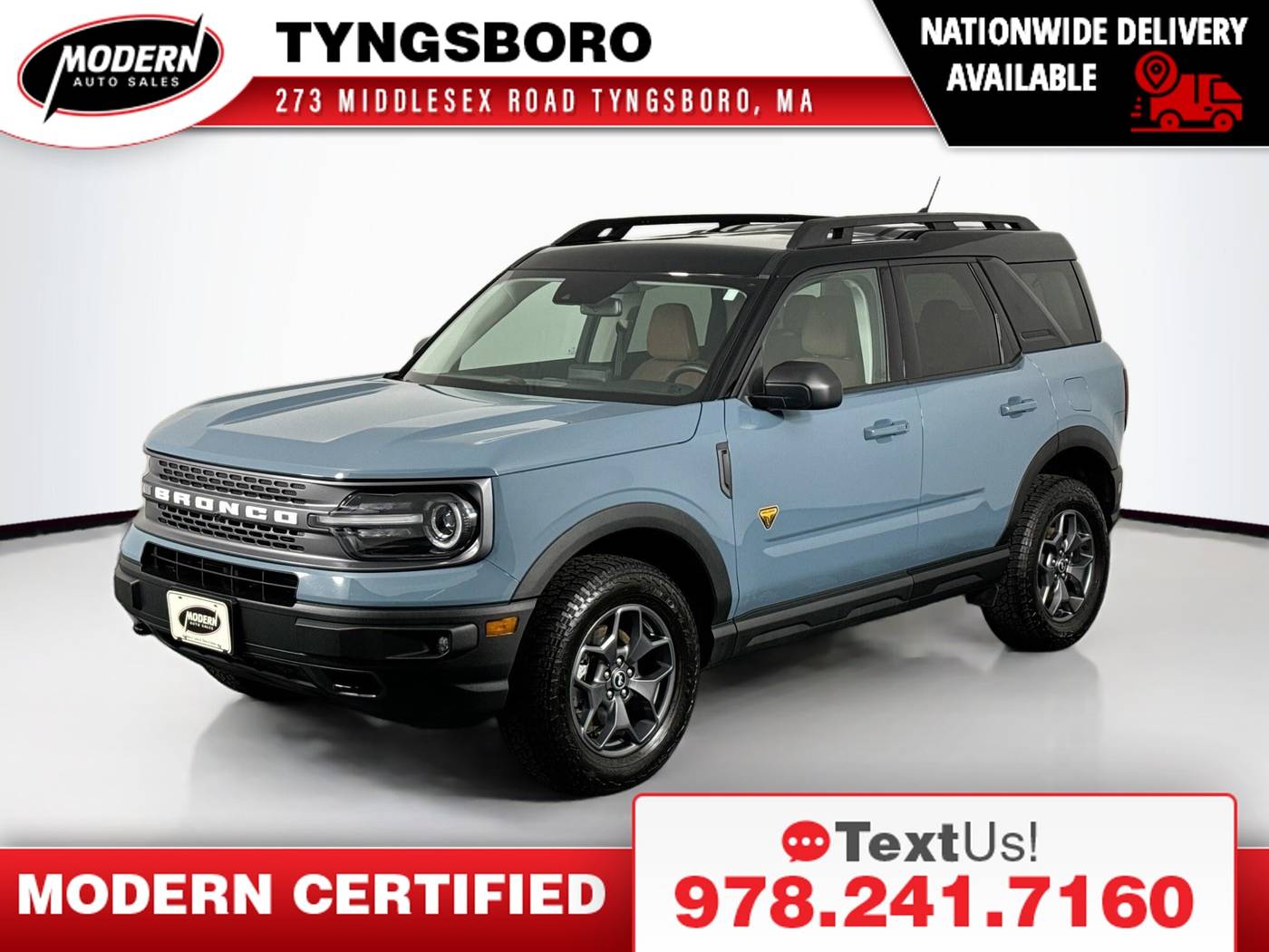 2022 Ford Bronco Sport Badlands — SUV — 22,906 mi — Tyngsboro, MA