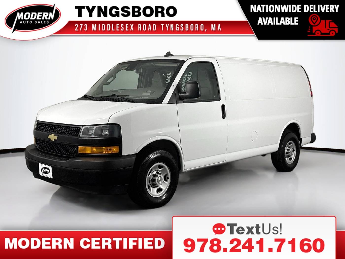 2020 Chevrolet Express Cargo Van Base — Cargo Van — 99,992 mi — Tyngsboro, MA