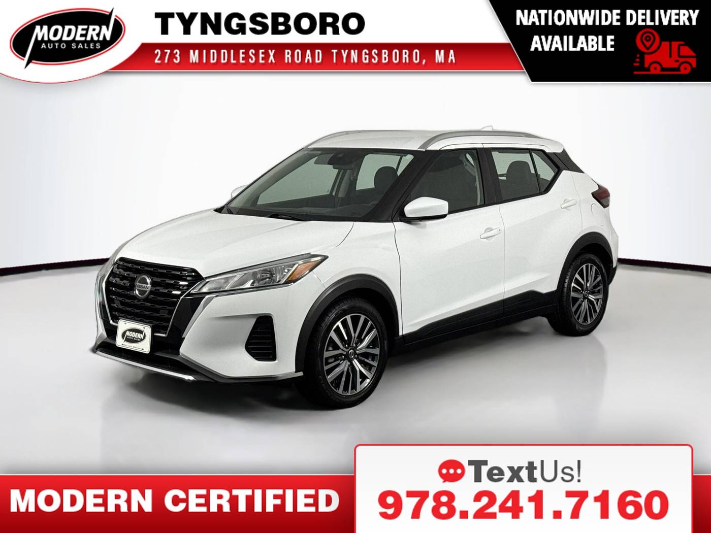 2021 Nissan Kicks SV — SUV — 88,461 mi — Tyngsboro, MA