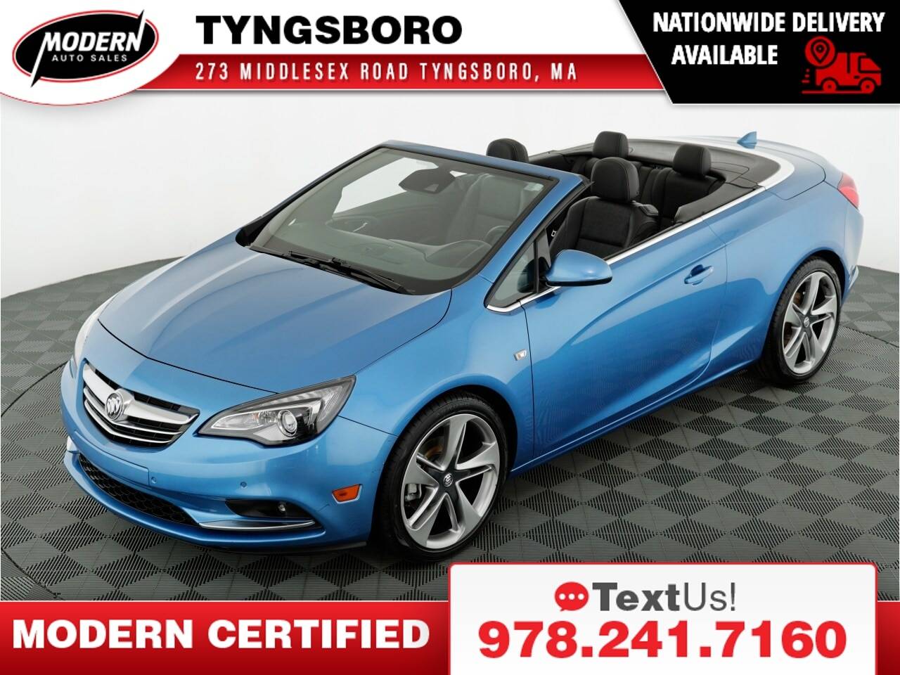 2017 Buick Cascada Sport Touring — Convertible — 47,322 mi — Tyngsboro, MA