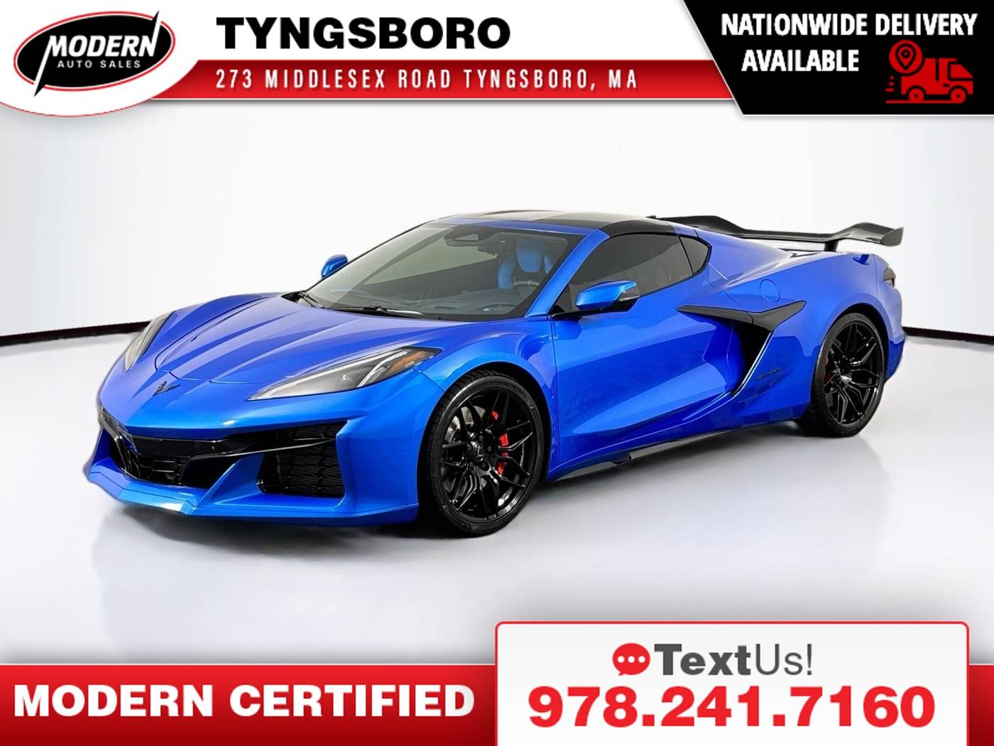 2024 Chevrolet Corvette Z06 3LZ — Coupe — 4,252 mi — Tyngsboro, MA