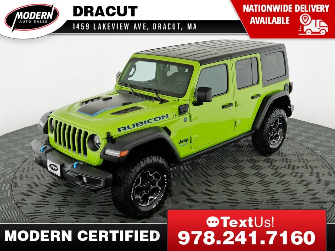 2021 Jeep Wrangler Rubicon 4xe — SUV — 29,937 mi — Tyngsboro, MA
