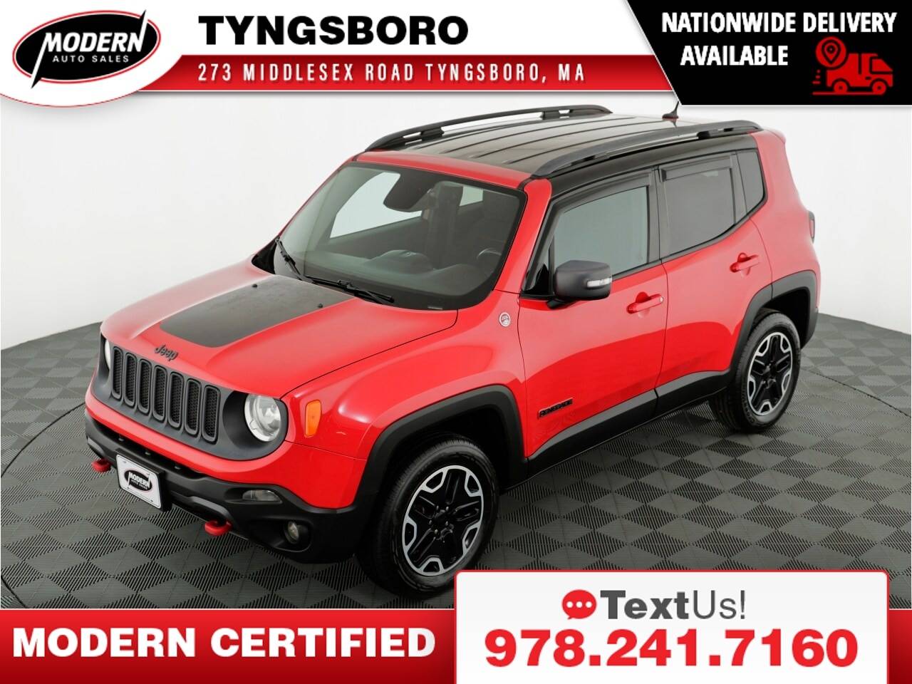 2015 Jeep Renegade Trailhawk — SUV — 85,854 mi — Tyngsboro, MA