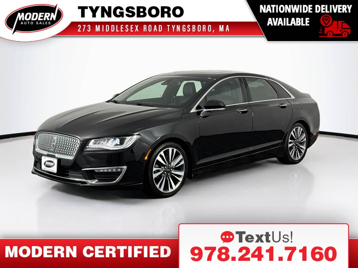 2020 Lincoln MKZ Reserve — Sedan — 60,298 mi — Tyngsboro, MA