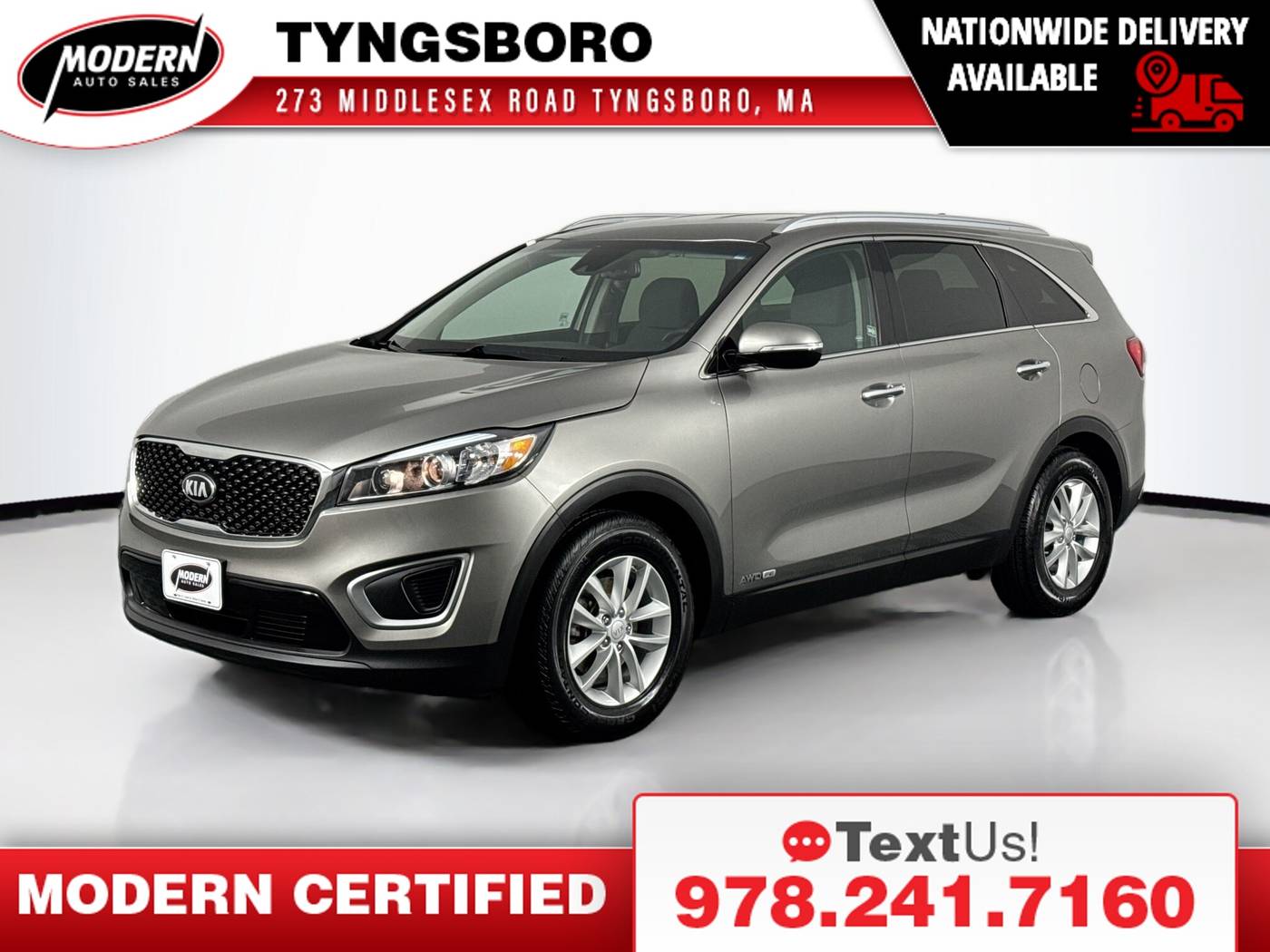 2017 Kia Sorento LX V6 — SUV — 64,611 mi — Tyngsboro, MA