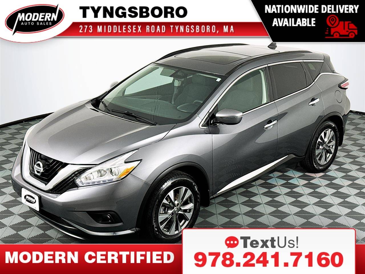 2017 Nissan Murano SV — SUV — 60,363 mi — Tyngsboro, MA