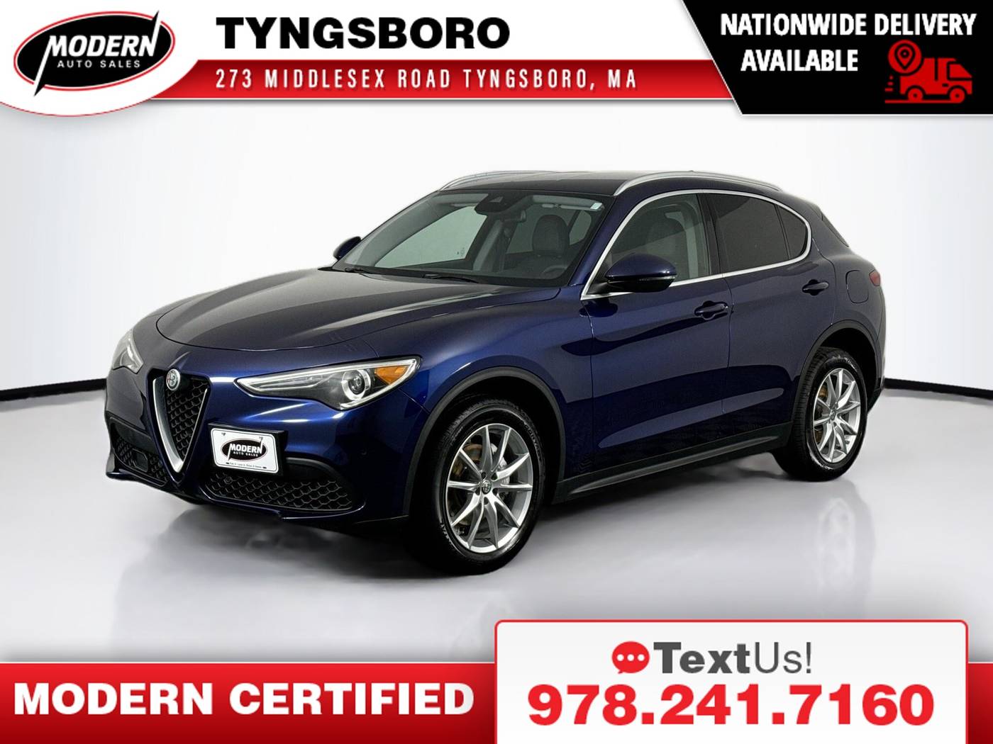 2018 Alfa Romeo Stelvio Ti — SUV — 37,066 mi — Tyngsboro, MA