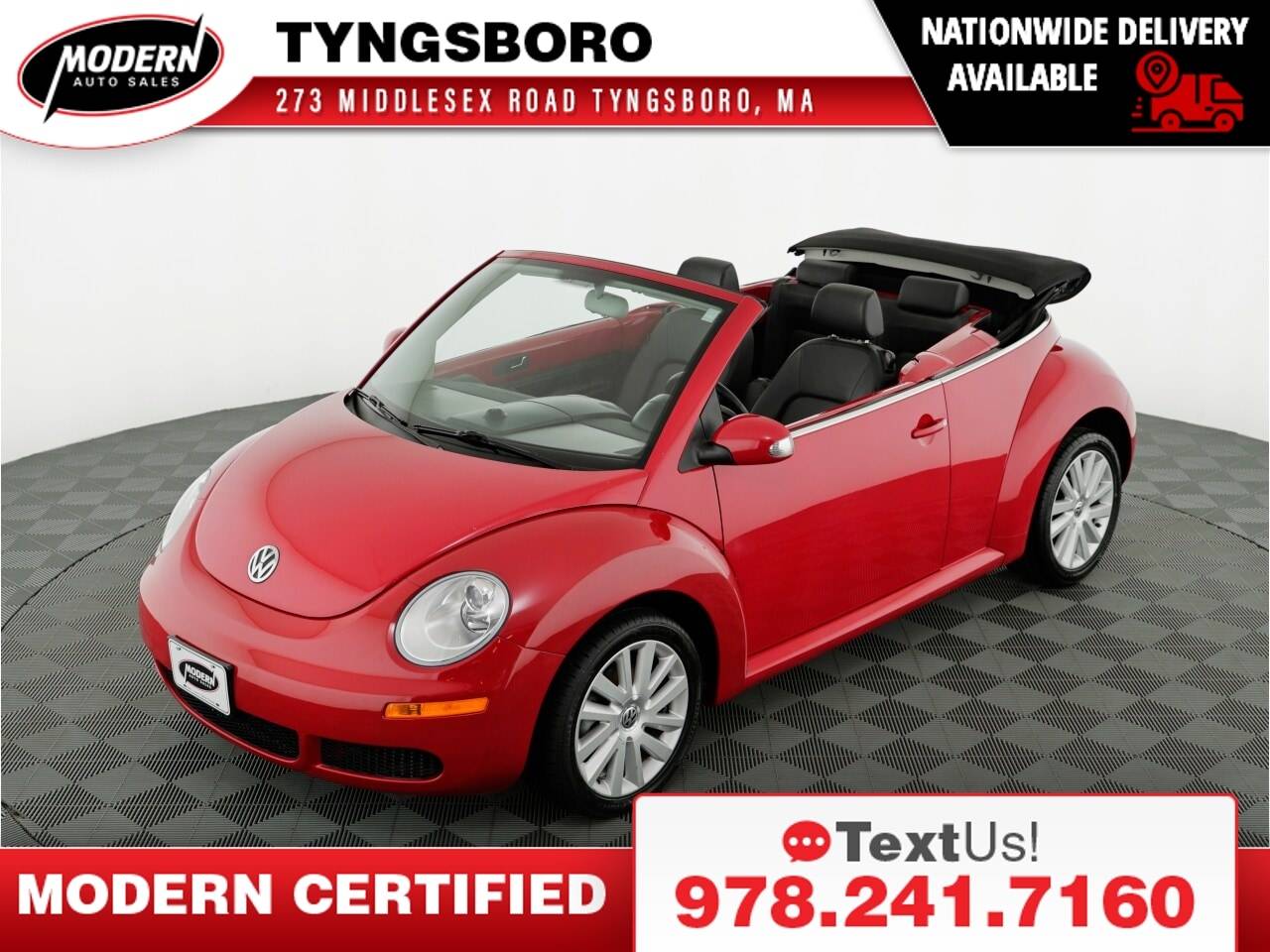 2009 Volkswagen New Beetle S — Convertible — 37,002 mi — Tyngsboro, MA