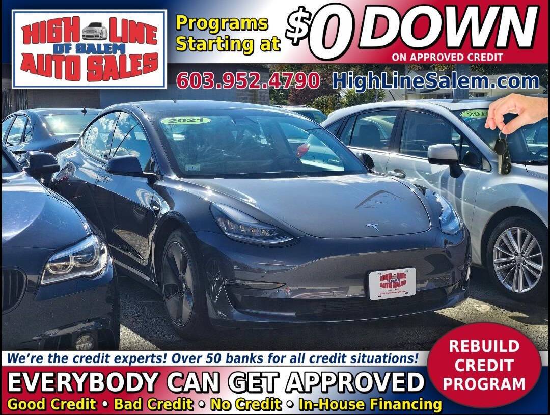 2021 Tesla Model 3 Standard Range Plus — Sedan — 59,382 mi — Salem, NH