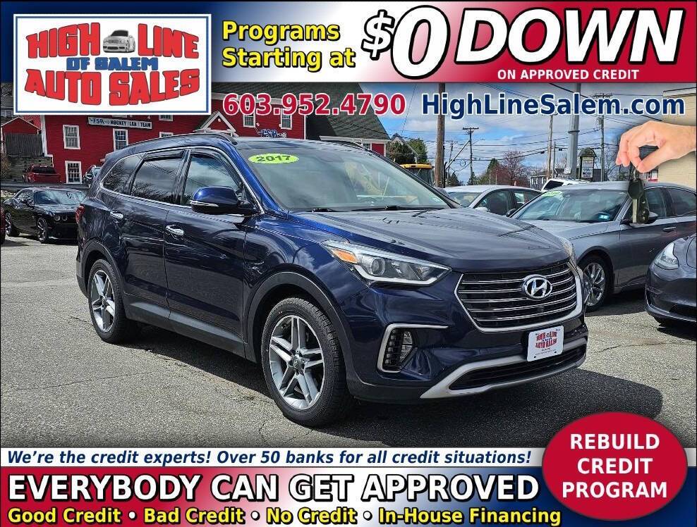 2017 Hyundai Santa Fe SE Ultimate — SUV — 76,956 mi — Salem, NH