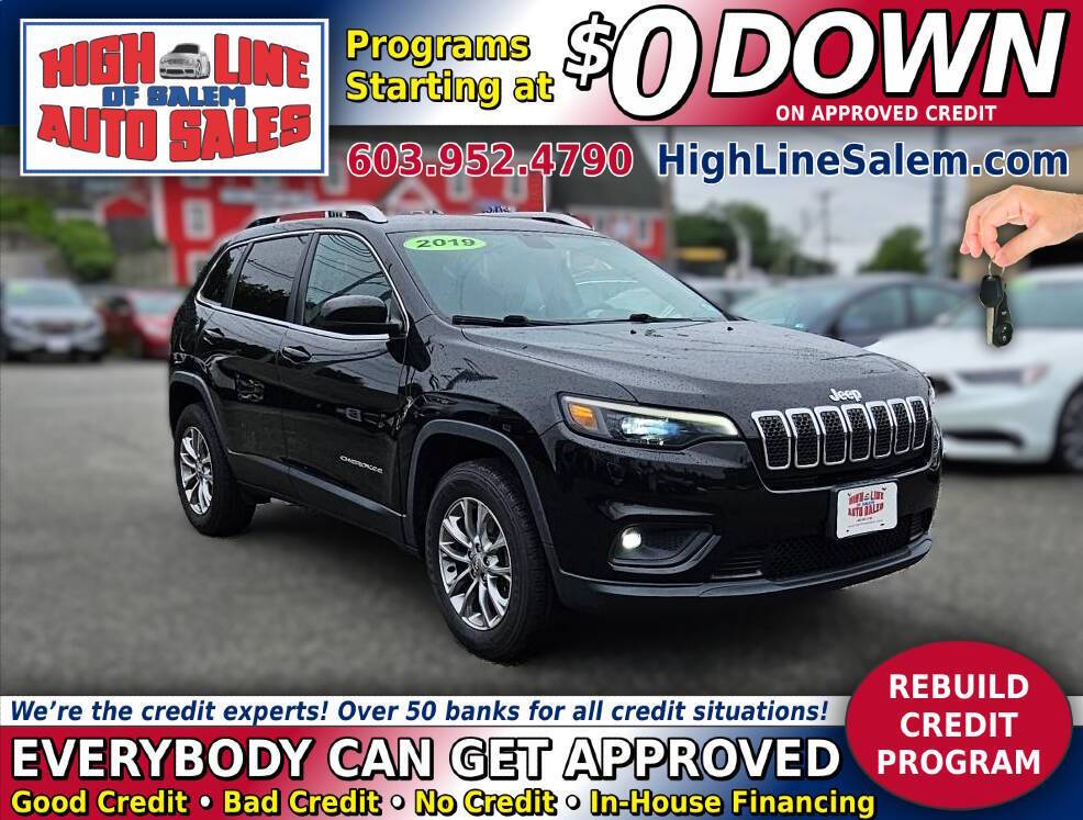 2019 Jeep Cherokee Latitude Plus — SUV — 65,439 mi — Salem, NH