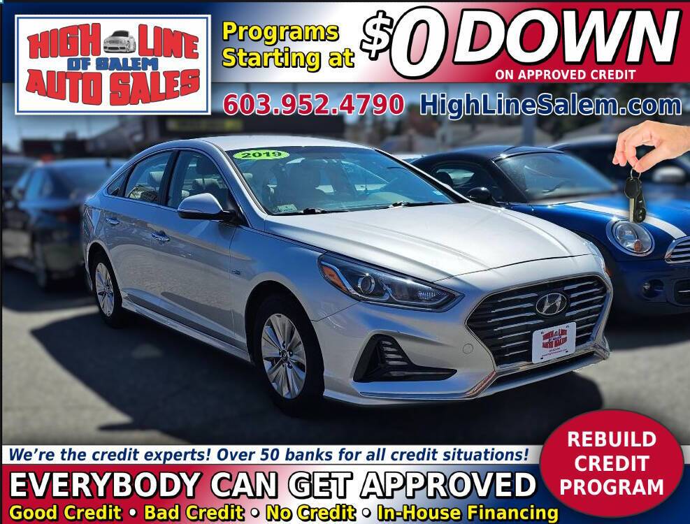 2019 Hyundai Sonata Hybrid SE — Sedan — 65,791 mi — Salem, NH