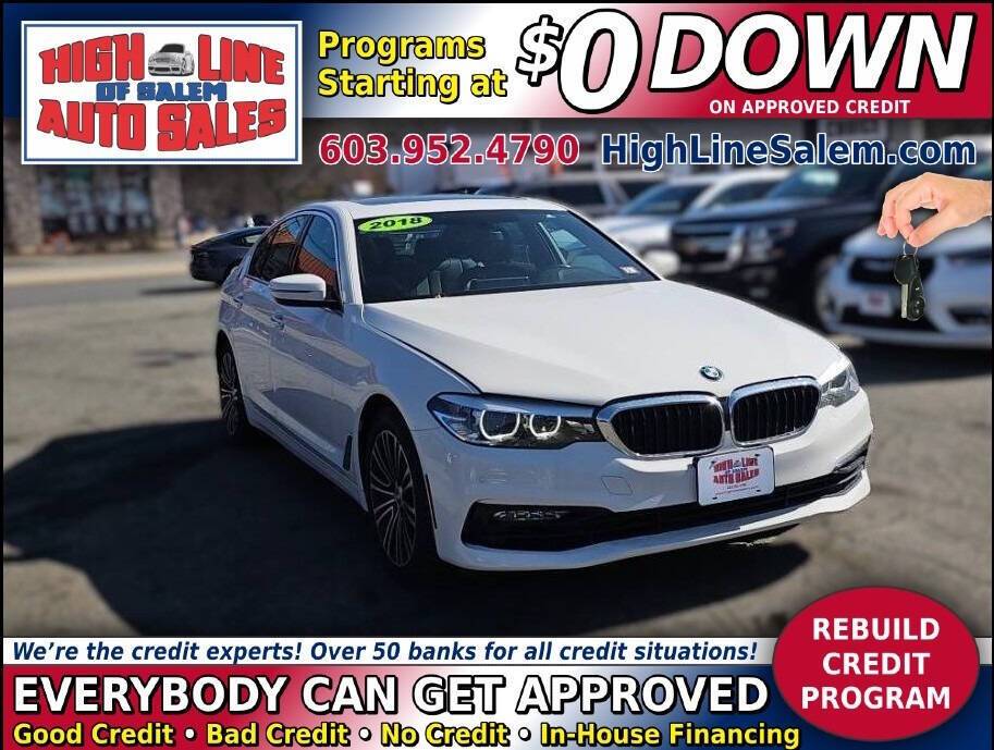 2018 BMW 5 Series 530i — Sedan — 63,024 mi — Salem, NH