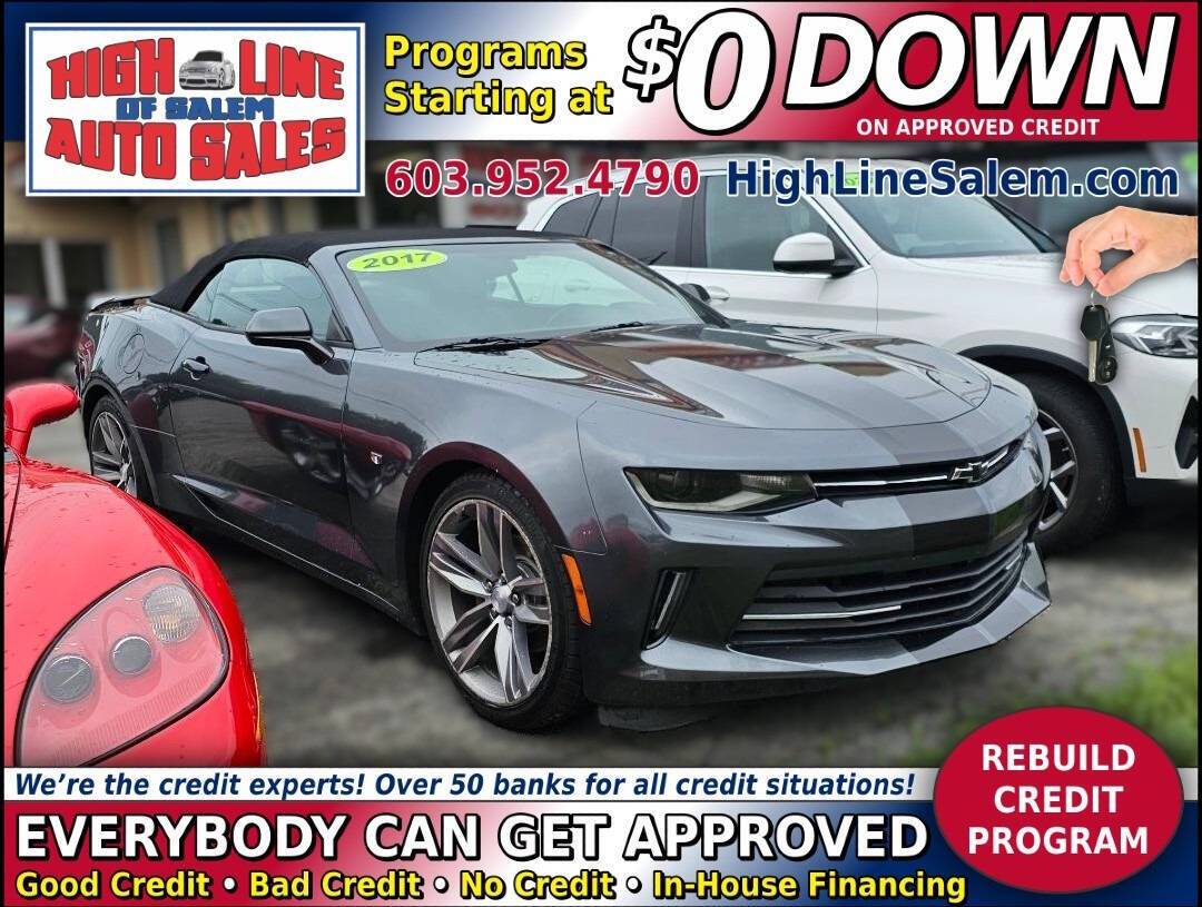 2017 Chevrolet Camaro 1LT — Convertible — 78,965 mi — Salem, NH