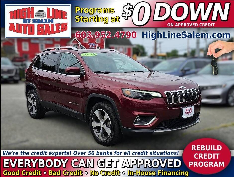2019 Jeep Cherokee Limited — SUV — 63,606 mi — Salem, NH