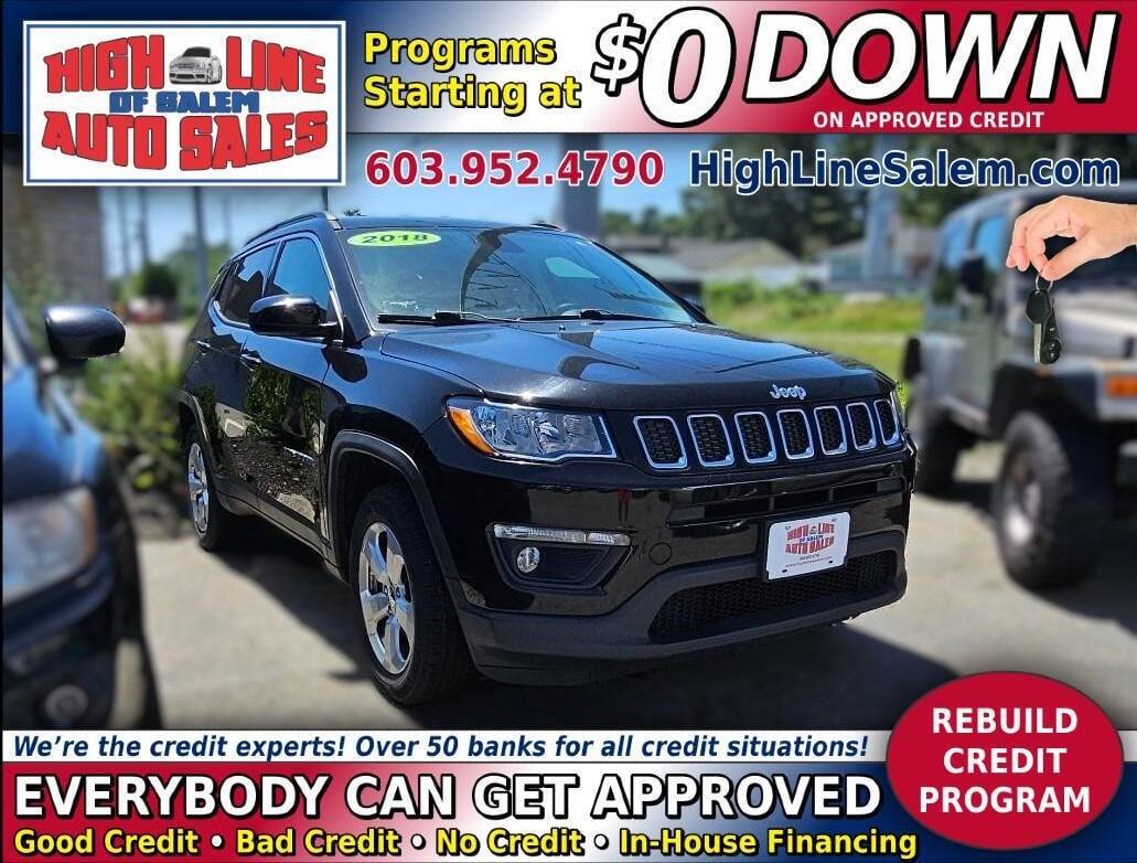 2018 Jeep Compass Latitude — SUV — 80,183 mi — Salem, NH