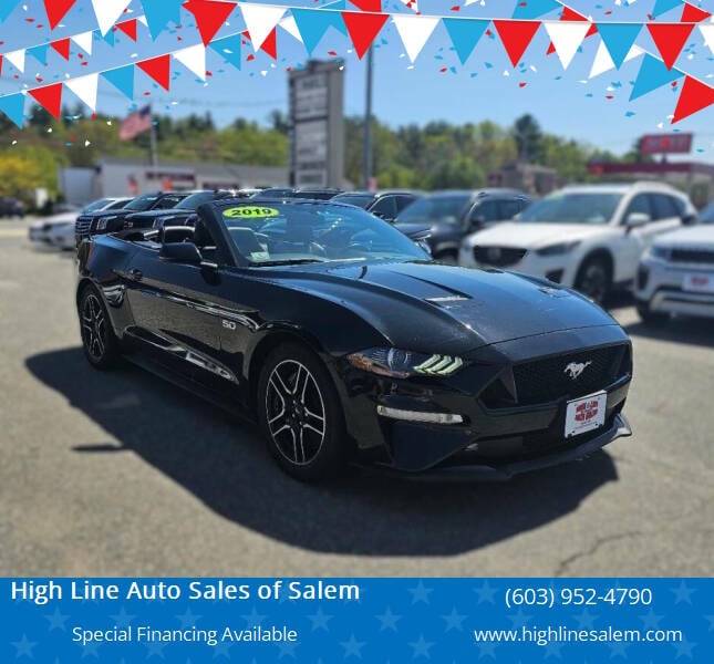 2019 Ford Mustang GT Premium — Convertible — 56,586 mi — Salem, NH