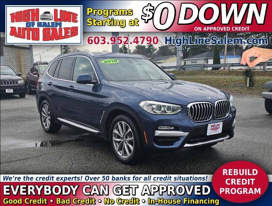 2018 BMW X3 30i — SUV — 49,283 mi — Salem, NH