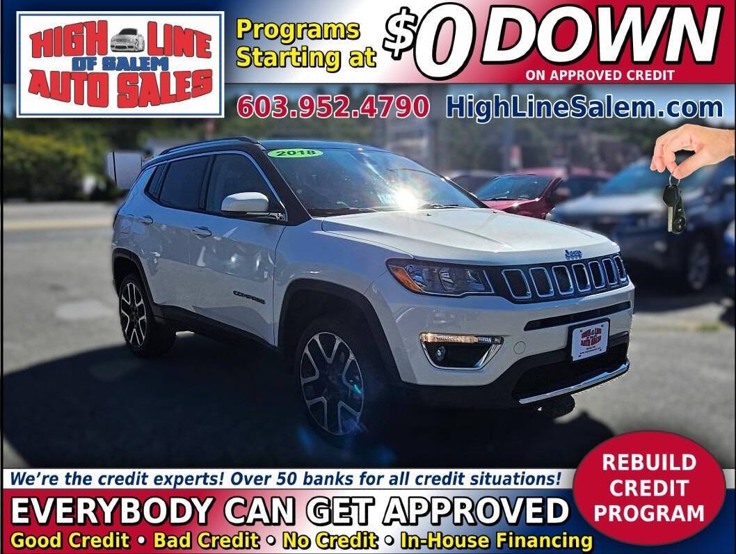 2018 Jeep Compass Limited — SUV — 60,213 mi — Salem, NH