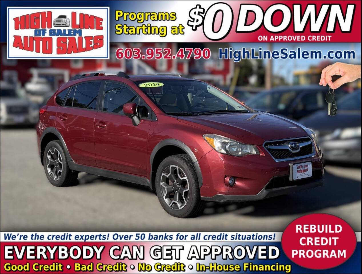 2014 Subaru XV Crosstrek 2.0i Limited — SUV — 81,283 mi — Salem, NH