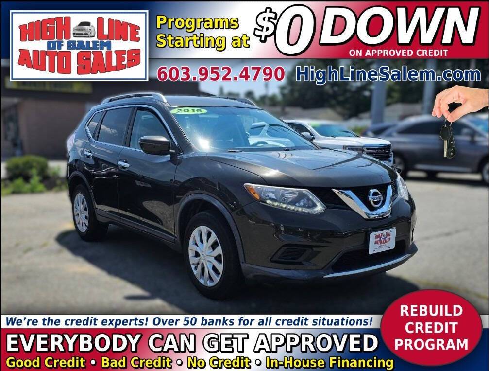 2016 Nissan Rogue S — SUV — 68,744 mi — Salem, NH
