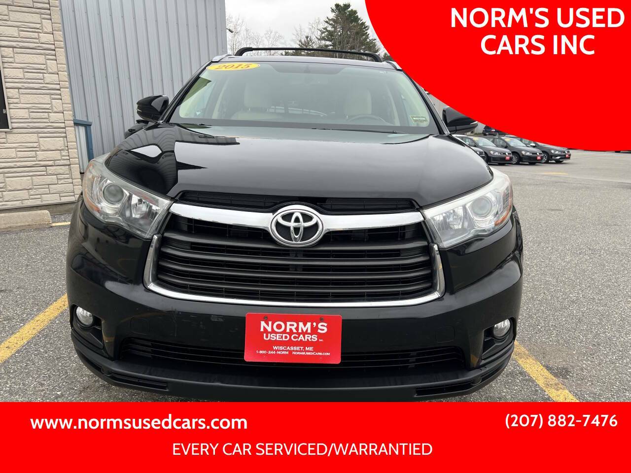 2015 Toyota Highlander XLE — SUV — 102,042 mi — Wiscasset, ME