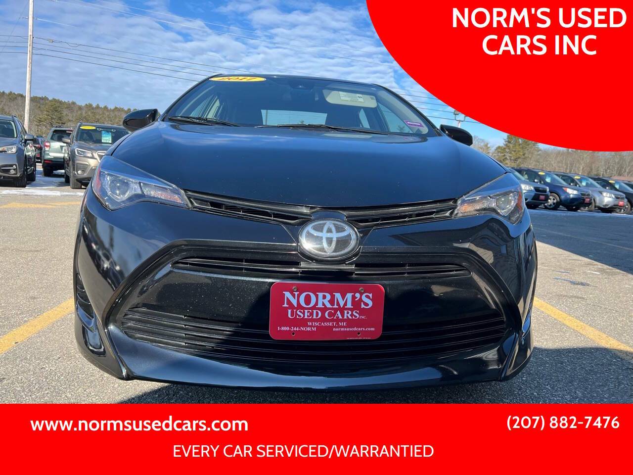 2017 Toyota Corolla LE — Sedan — 95,512 mi — Wiscasset, ME