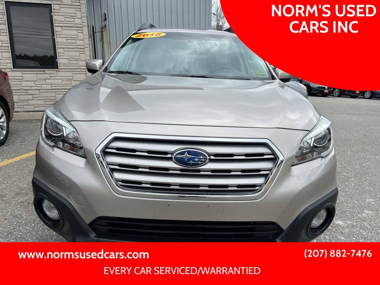 2015 Subaru Outback 2.5i Premium — SUV — 109,431 mi — Wiscasset, ME