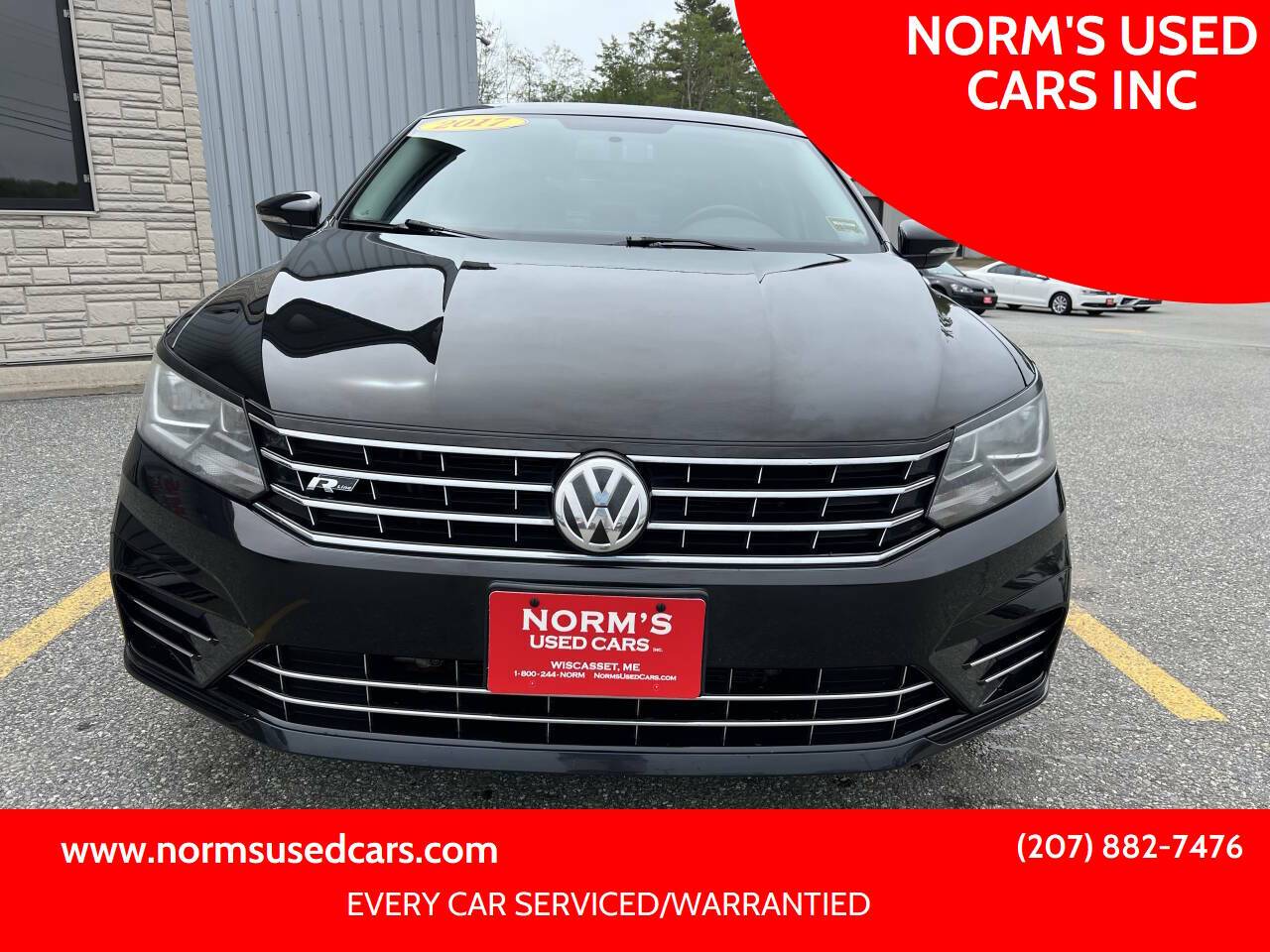 2017 Volkswagen Passat R-Line — Sedan — 74,780 mi — Wiscasset, ME