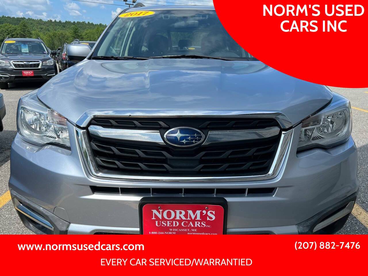 2017 Subaru Forester 2.5i Premium — SUV — 78,554 mi — Wiscasset, ME