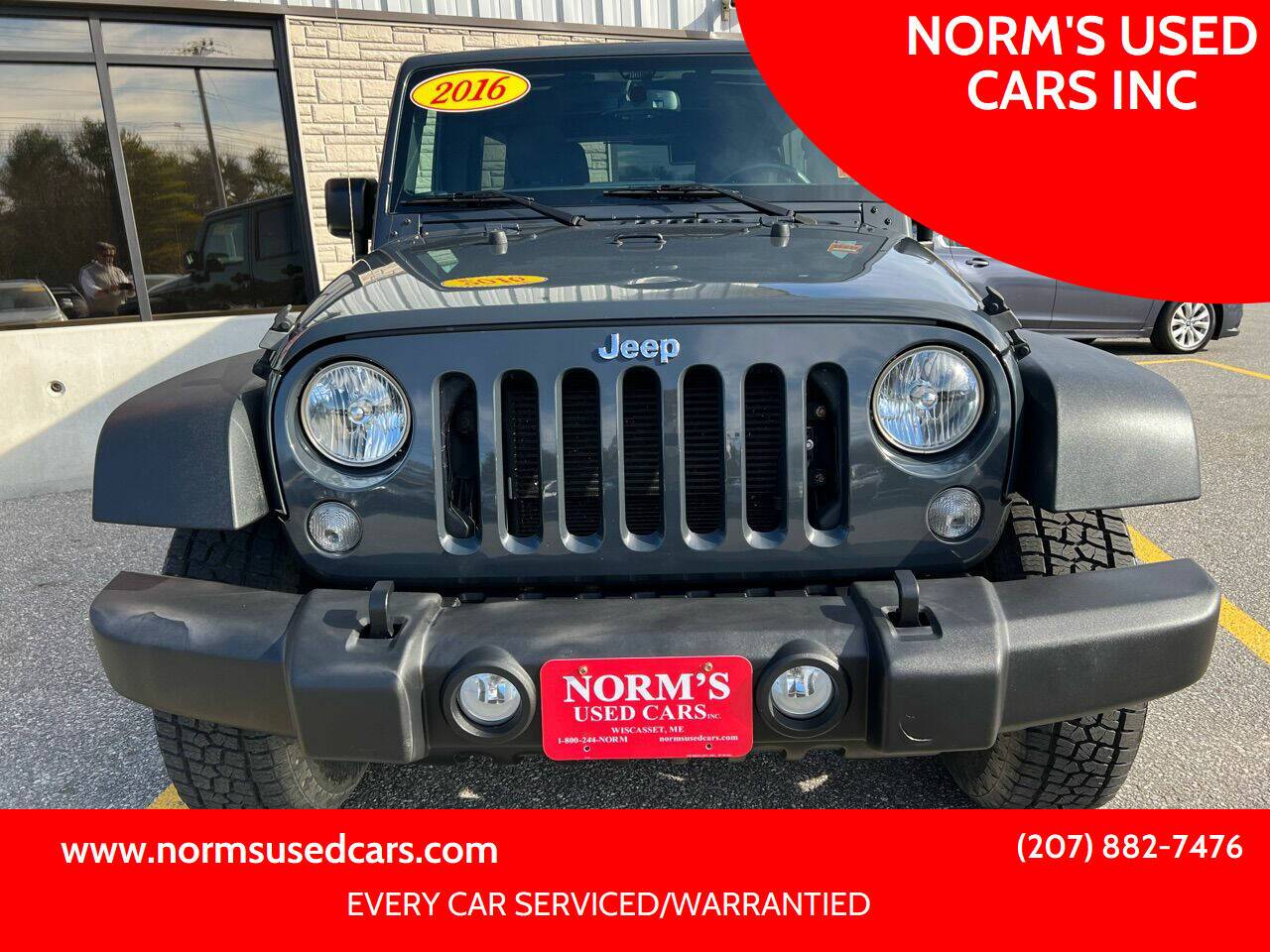 2016 Jeep Wrangler Sport — SUV — 113,206 mi — Wiscasset, ME