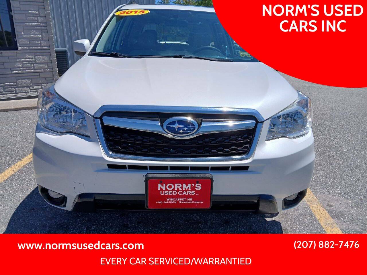 2015 Subaru Forester 2.5i Premium — SUV — 162,678 mi — Wiscasset, ME