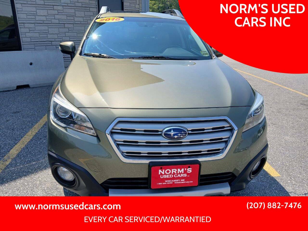2016 Subaru Outback 2.5i Limited — SUV — 106,194 mi — Wiscasset, ME