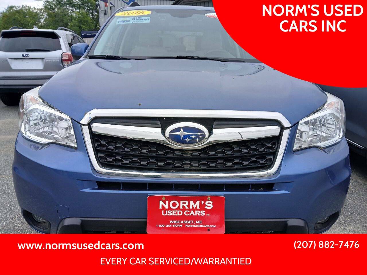 2016 Subaru Forester 2.5i Premium — SUV — 92,440 mi — Wiscasset, ME