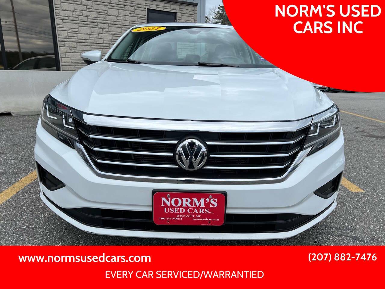 2021 Volkswagen Passat SE — Sedan — 61,641 mi — Wiscasset, ME