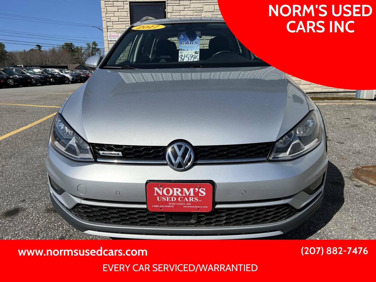 2017 Volkswagen Golf Alltrack SE — Wagon — 96,737 mi — Wiscasset, ME