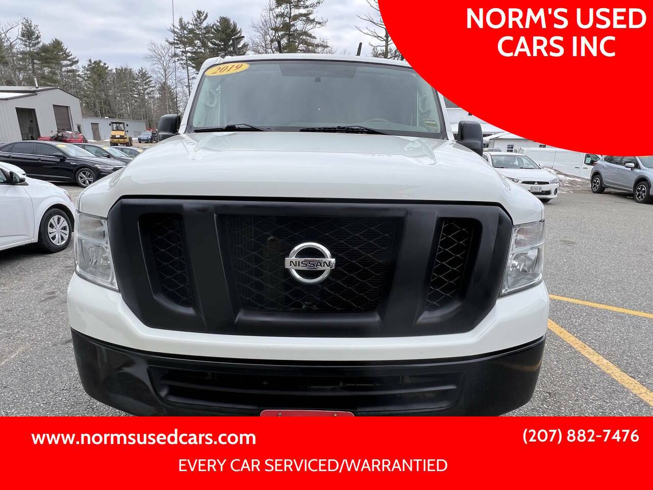 2019 Nissan NV Cargo NV1500 SV — Cargo Van — 108,777 mi — Wiscasset, ME