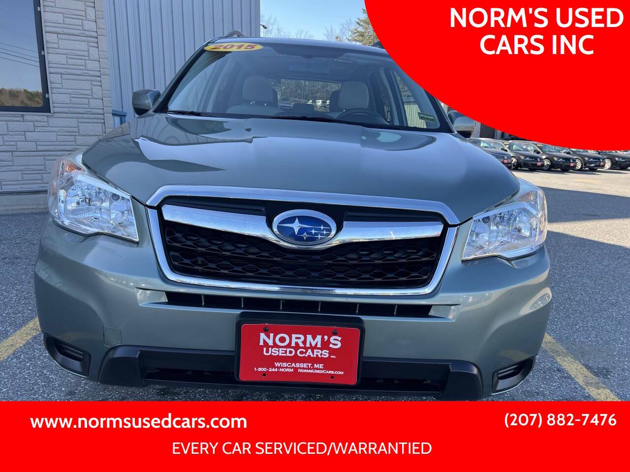 2015 Subaru Forester 2.5i Premium — SUV — 91,296 mi — Wiscasset, ME
