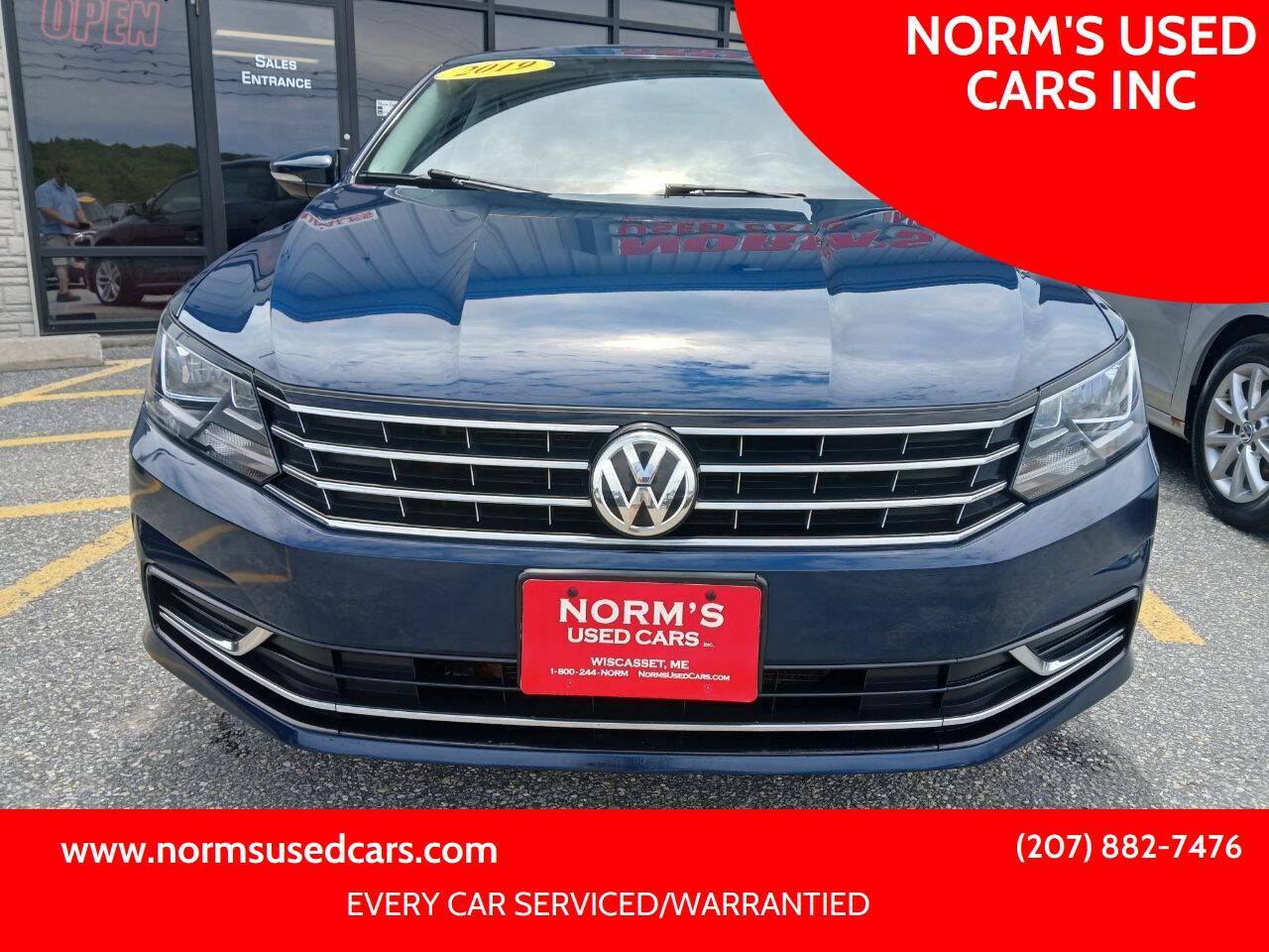 2019 Volkswagen Passat Wolfsburg Edition — Sedan — 111,621 mi — Wiscasset, ME