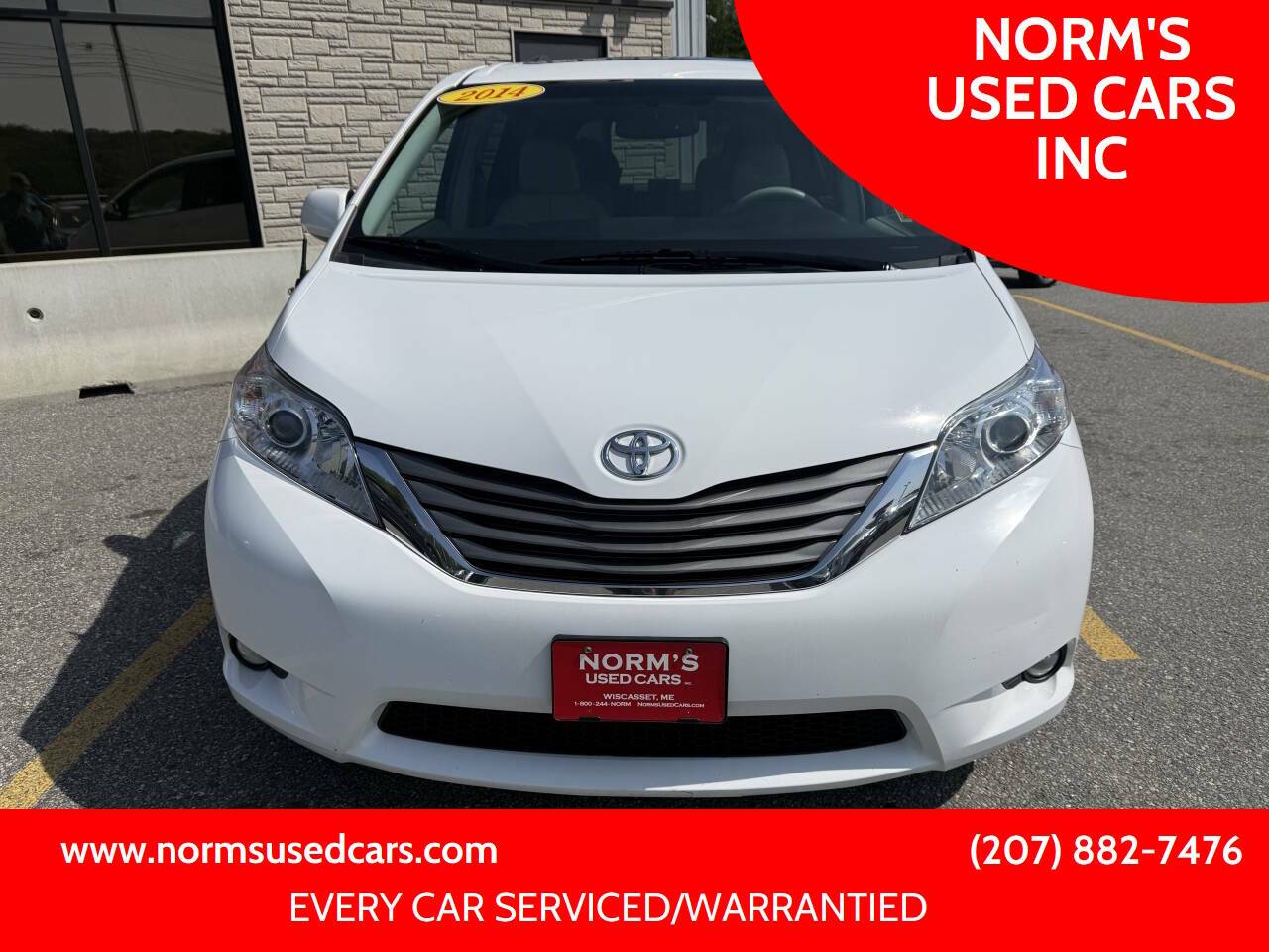 2014 Toyota Sienna XLE — Minivan — 116,308 mi — Wiscasset, ME