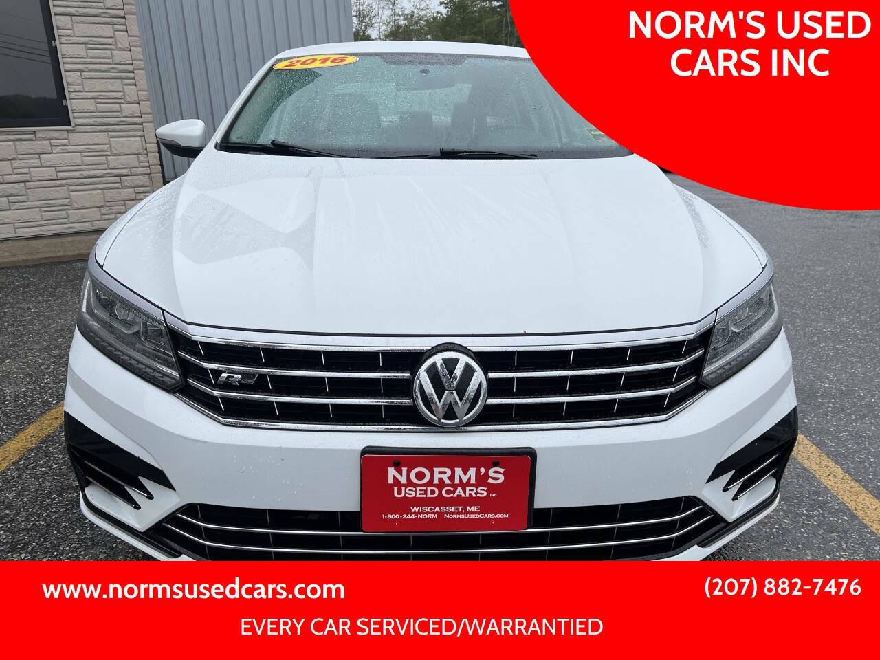 2016 Volkswagen Passat 1.8T R-Line — Sedan — 99,245 mi — Wiscasset, ME