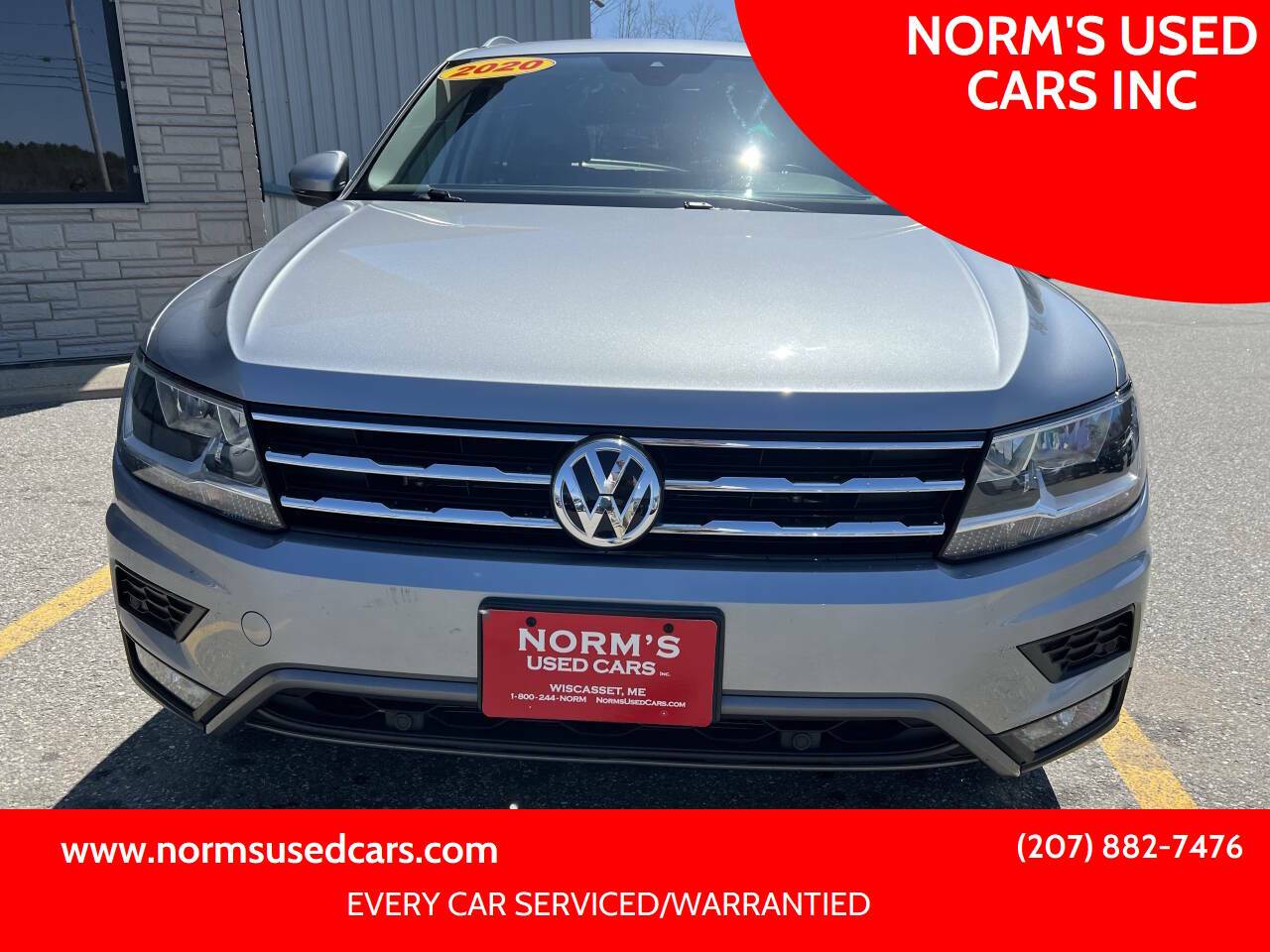 2020 Volkswagen Tiguan SEL — SUV — 68,203 mi — Wiscasset, ME