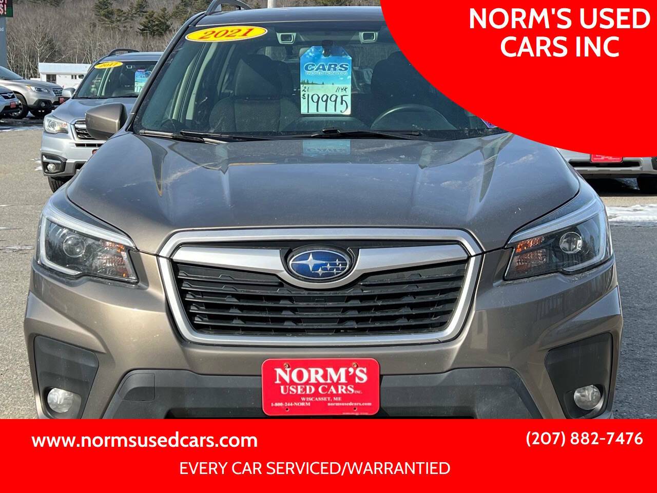 2021 Subaru Forester 2.5i Premium — SUV — 114,671 mi — Wiscasset, ME