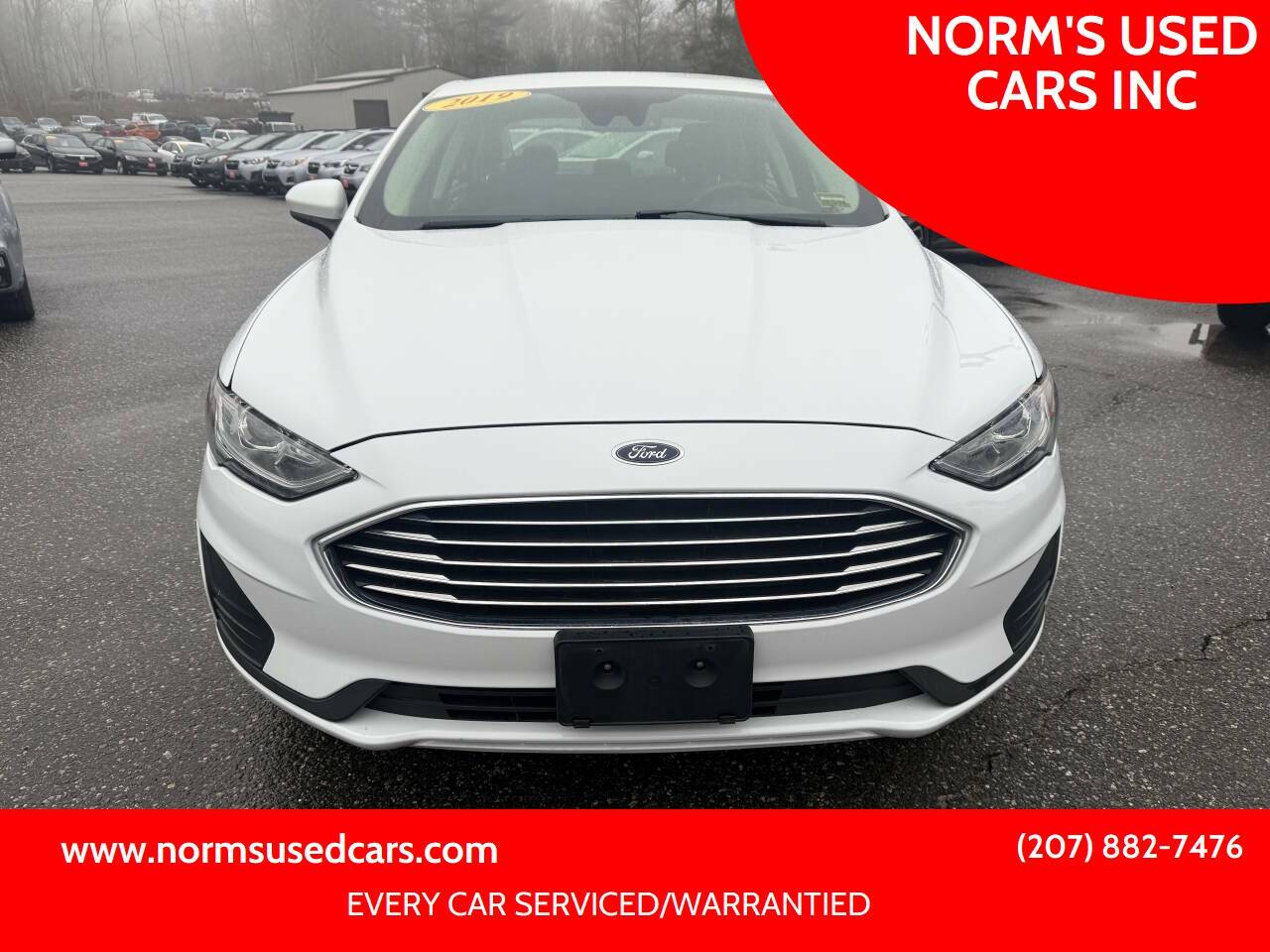 2019 Ford Fusion SE — Sedan — 49,666 mi — Wiscasset, ME