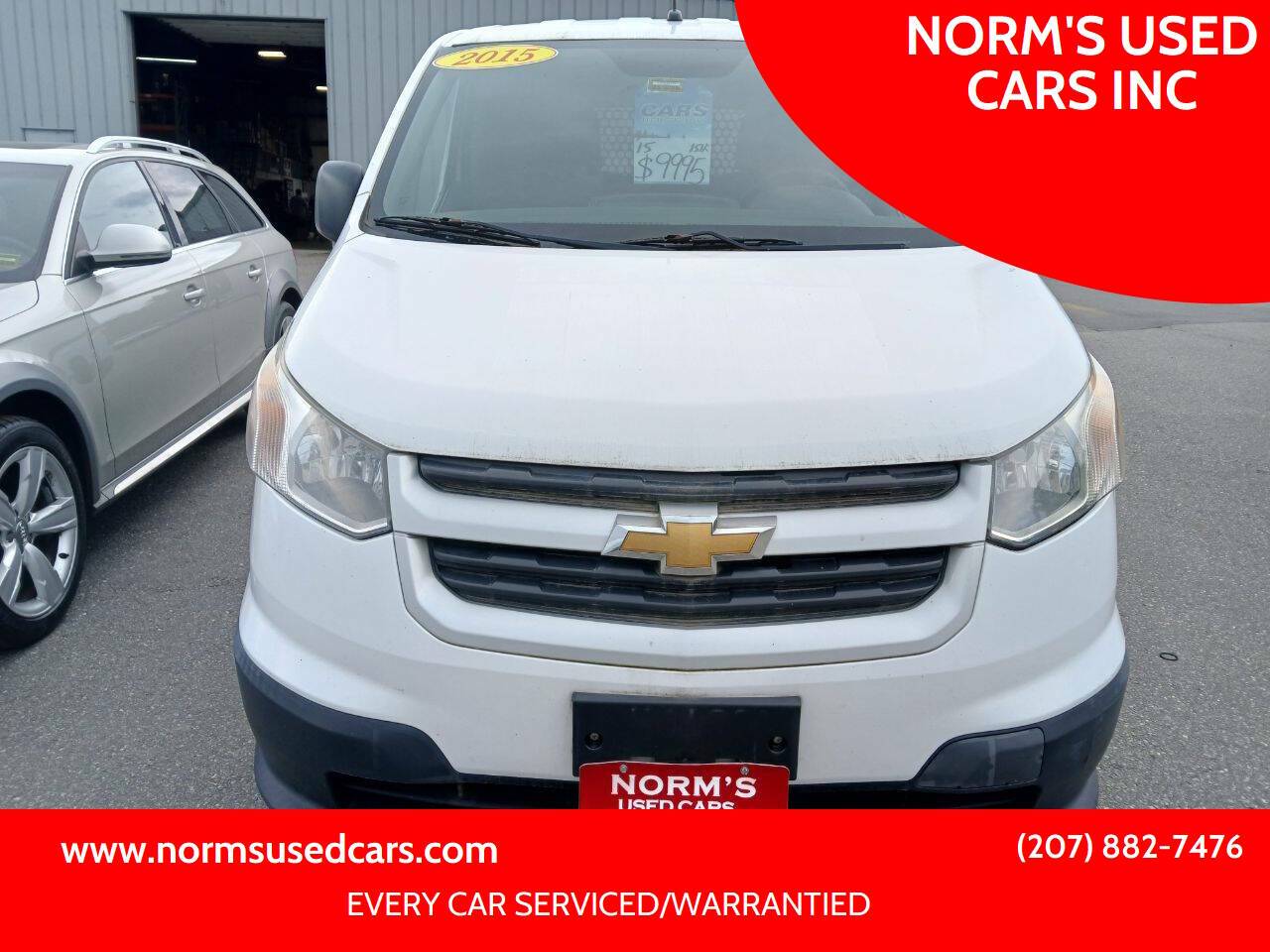 2015 Chevrolet City Express Cargo Van LT — Cargo Van — 151,243 mi — Wiscasset, ME