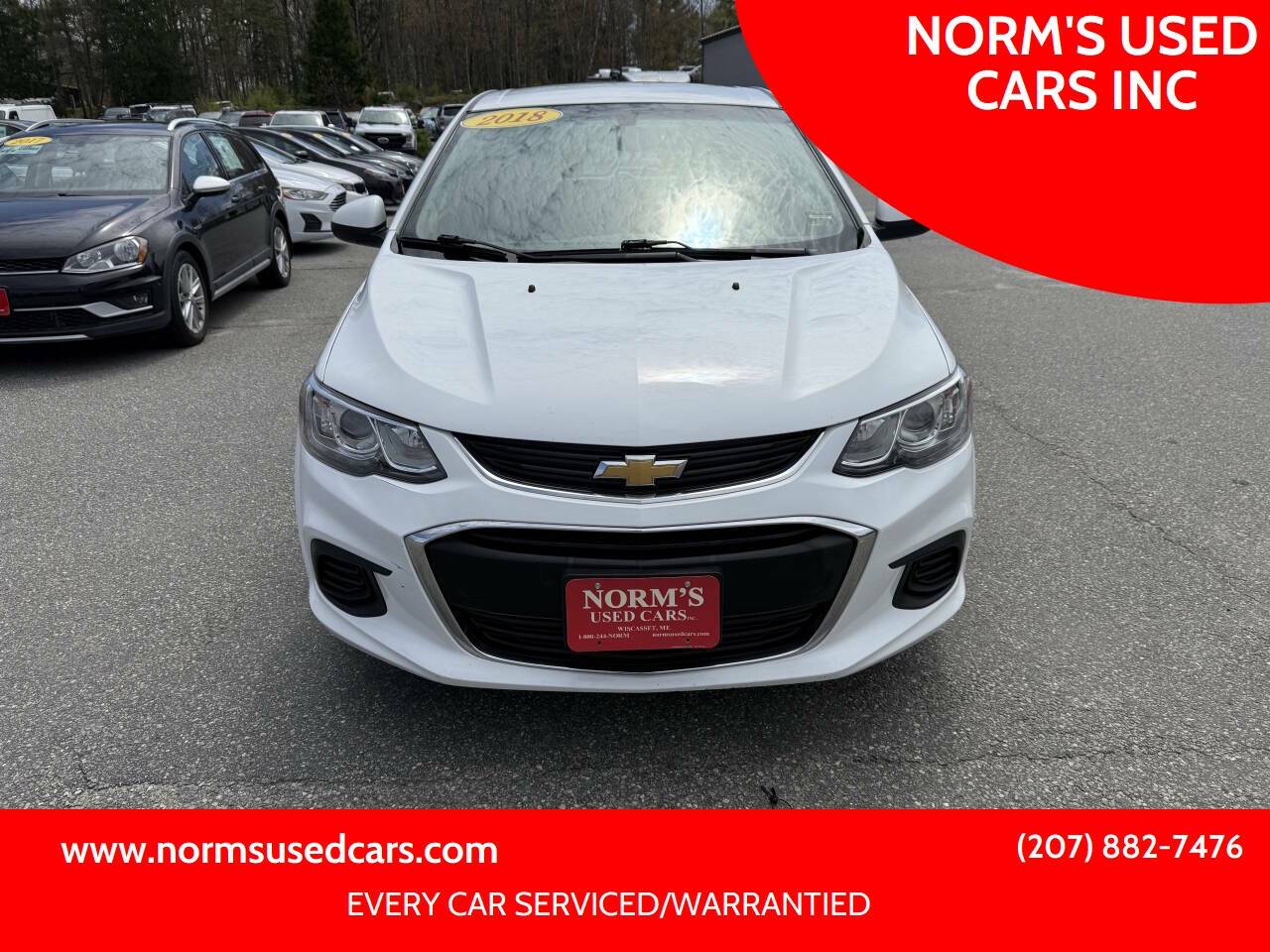 2018 Chevrolet Sonic LT — Hatchback — 95,455 mi — Wiscasset, ME