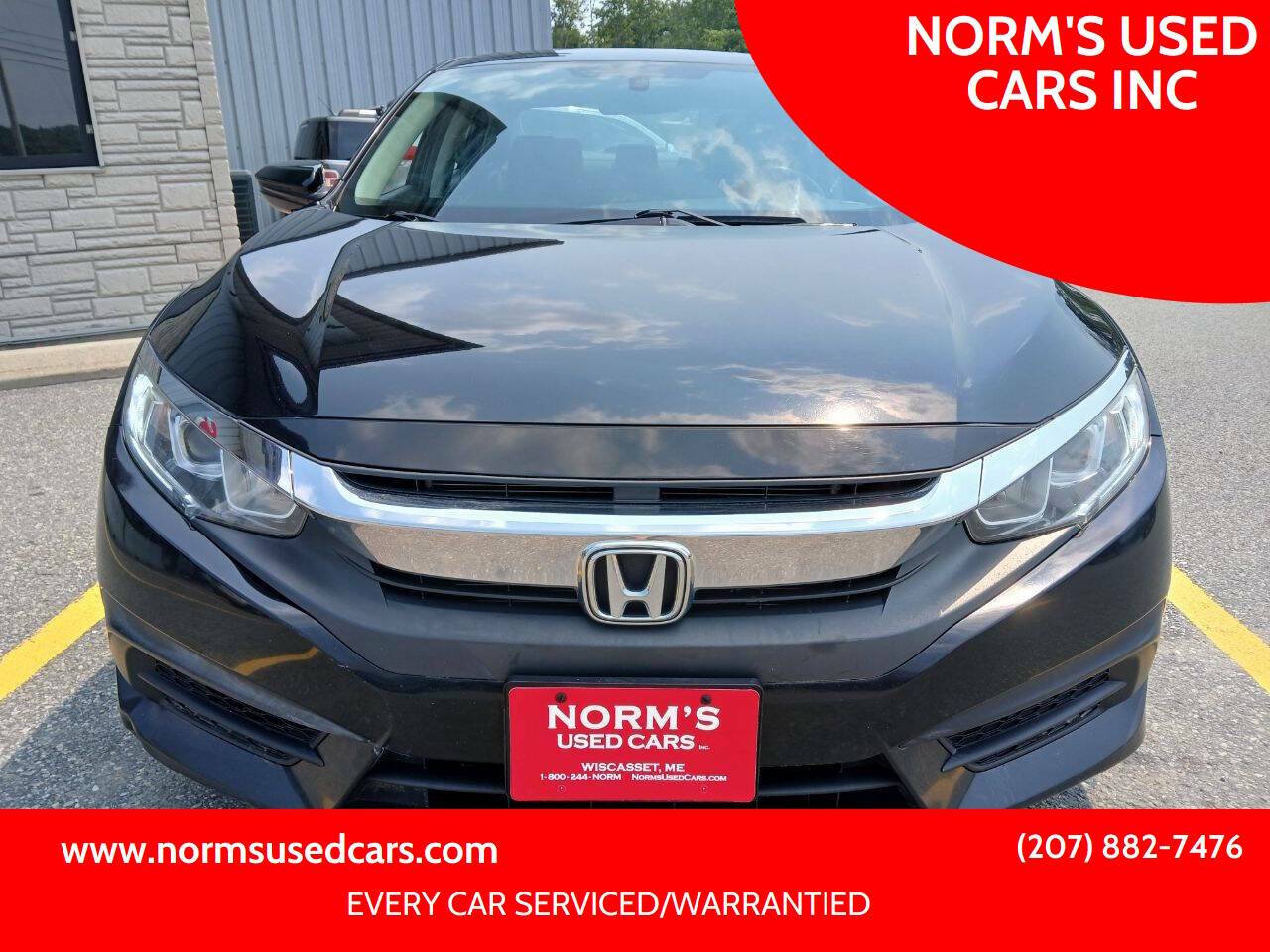 2016 Honda Civic LX — Sedan — 120,922 mi — Wiscasset, ME