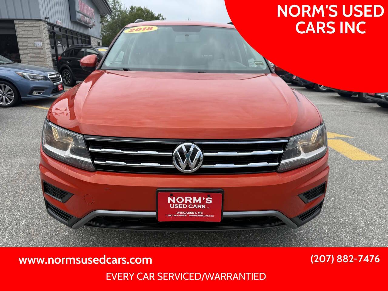 2018 Volkswagen Tiguan S — SUV — 105,363 mi — Wiscasset, ME
