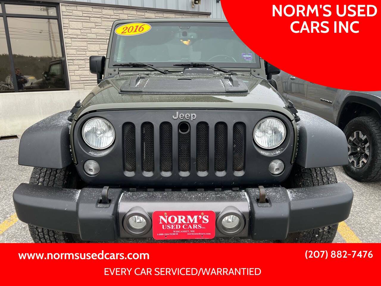2016 Jeep Wrangler Sport — SUV — 127,880 mi — Wiscasset, ME